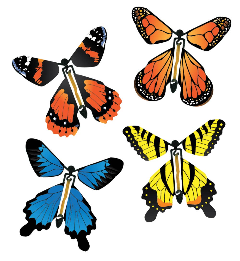 INSECT LORE - Wind-Up Butterfly Flying Toy | Almosta Ranch LLC