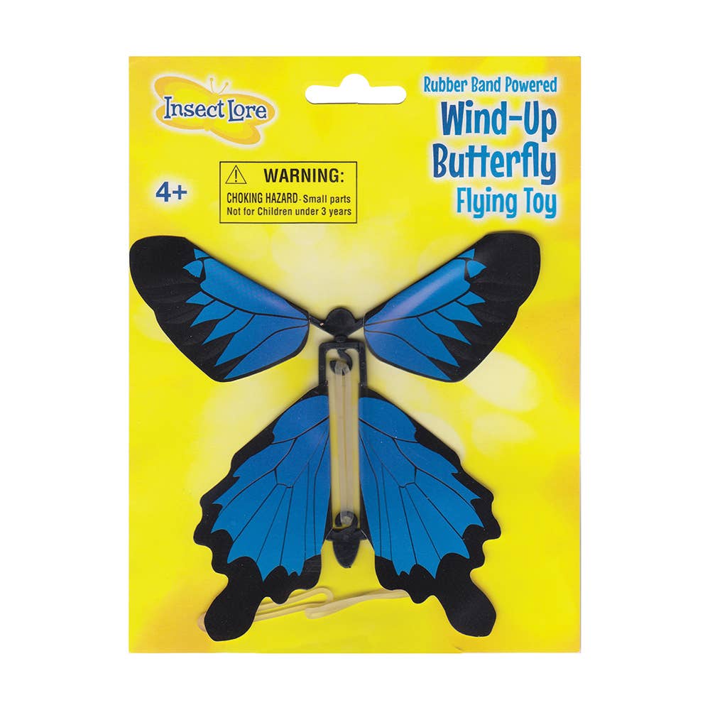INSECT LORE - Wind-Up Butterfly Flying Toy | Almosta Ranch LLC